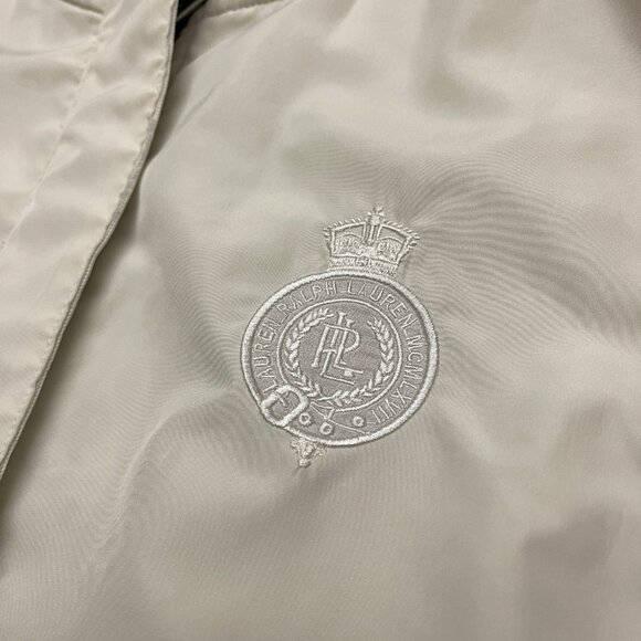 Lauren Active Ralph Lauren Crest Logo Full Zip Track Jacket Brown Women's 1X - Picture 2 of 9
